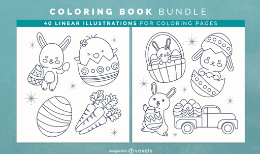 seasonal coloring book page design