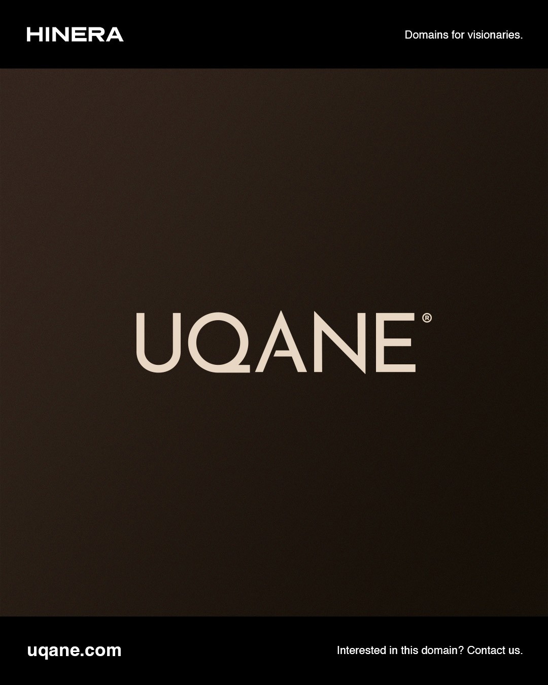 Uqane Logo Design; Brown