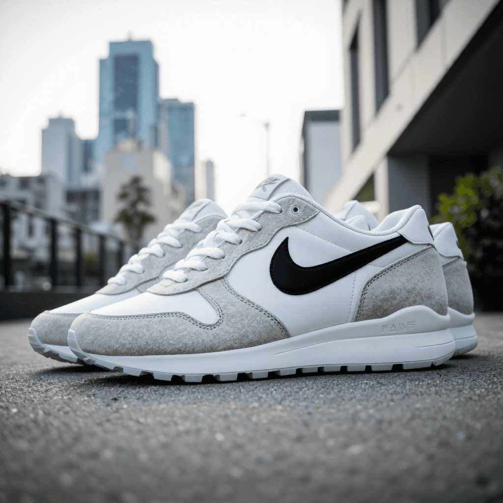 product photography of a pair of athletic shoes