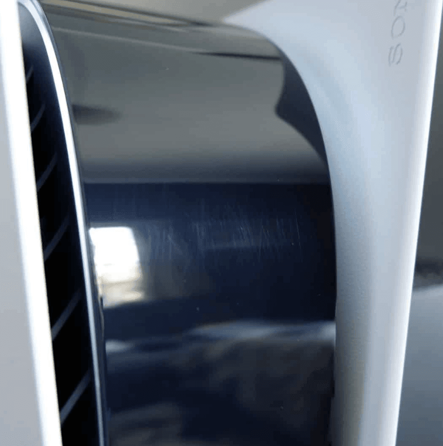 Minor signs of wear on Sony PlayStation 5