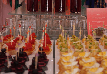 catering paris, finger food