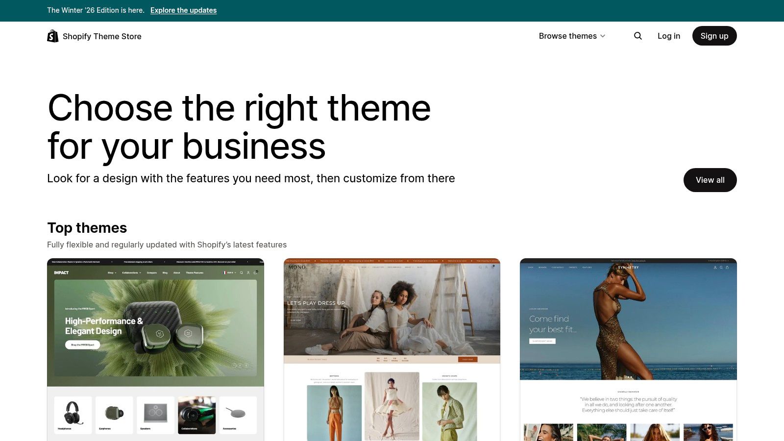 Shopify Theme Store