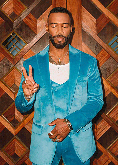 Omari Hardwick styled by miami celebrity fashion stylist Steven Lassalle