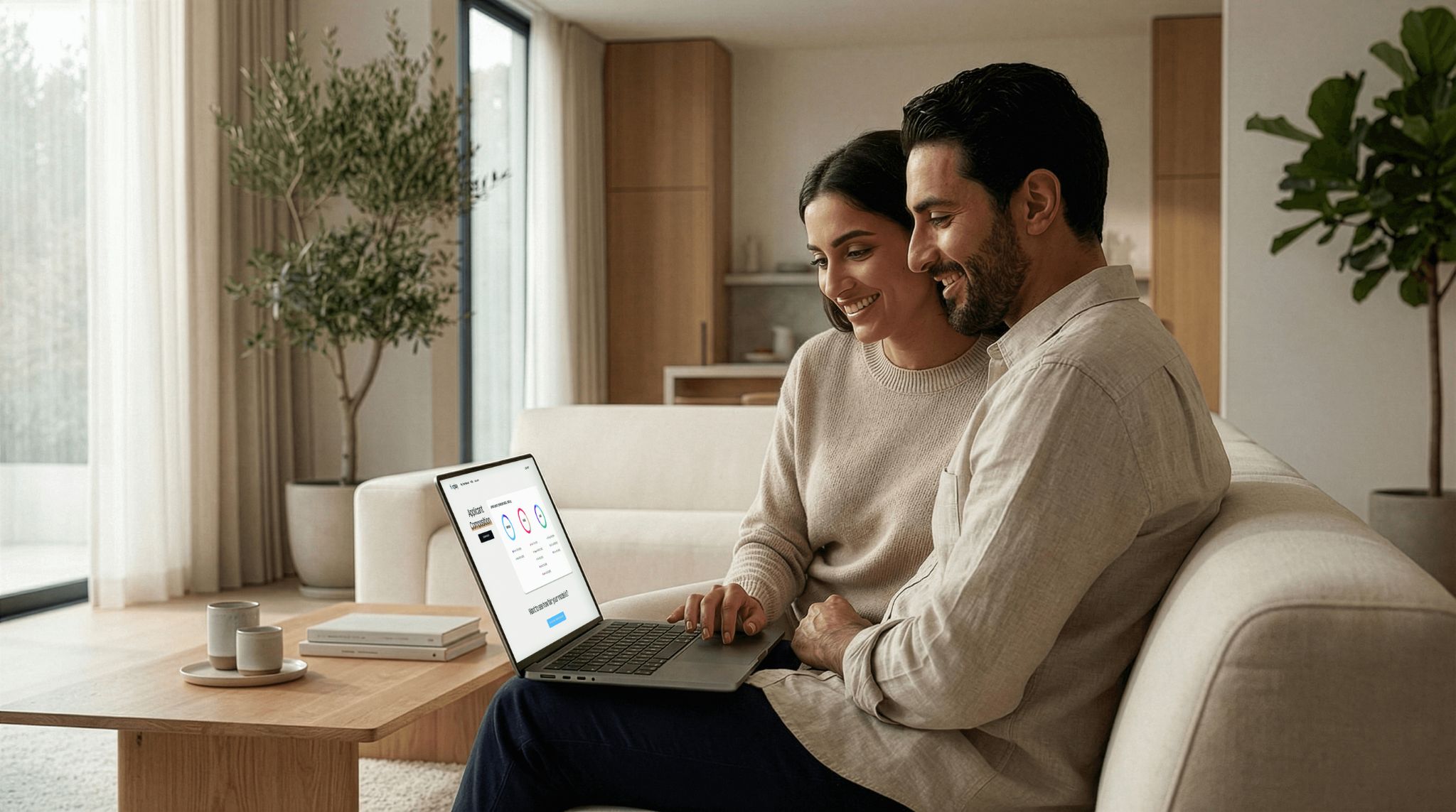 Couple interacting with Fairplay Dashboard