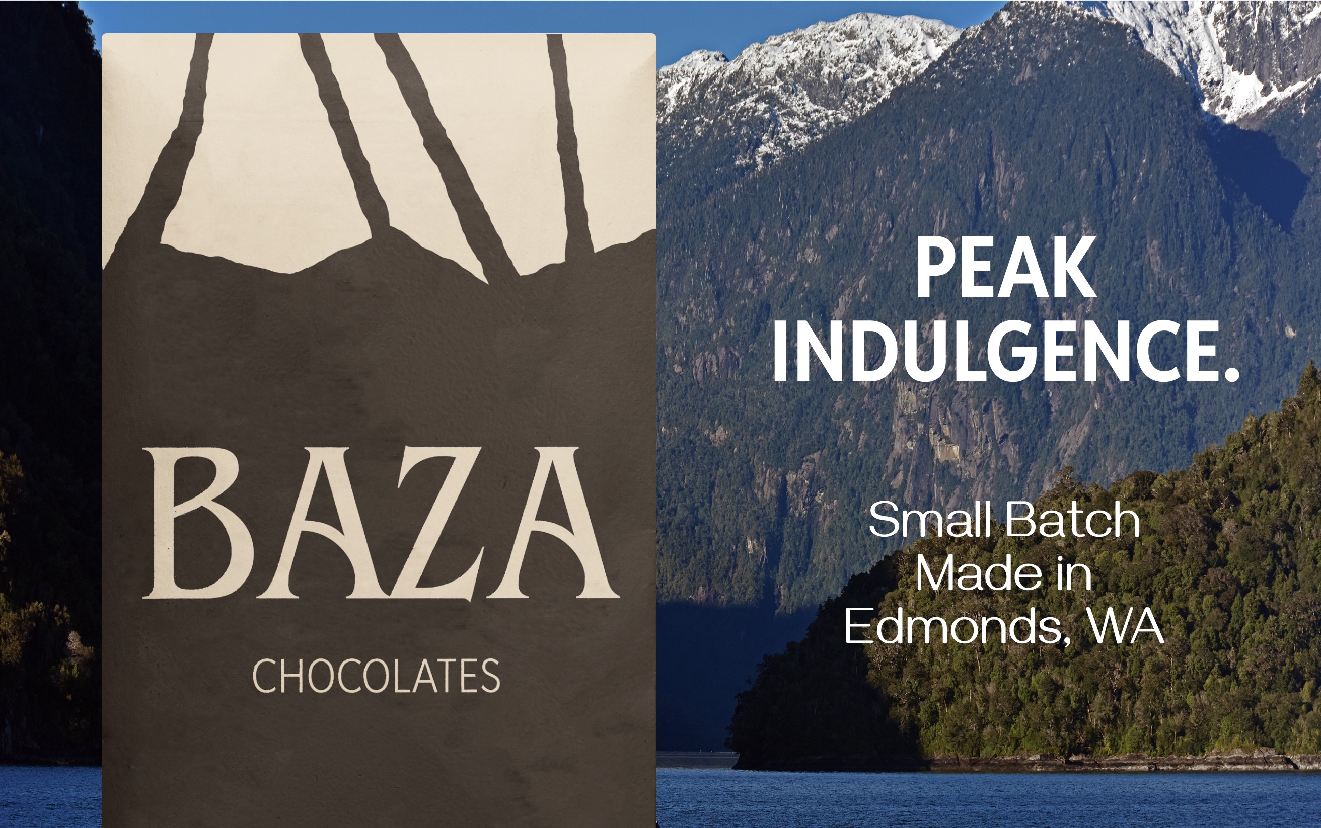 Minimalist coffee can design in hand – black and white packaging with bold typography