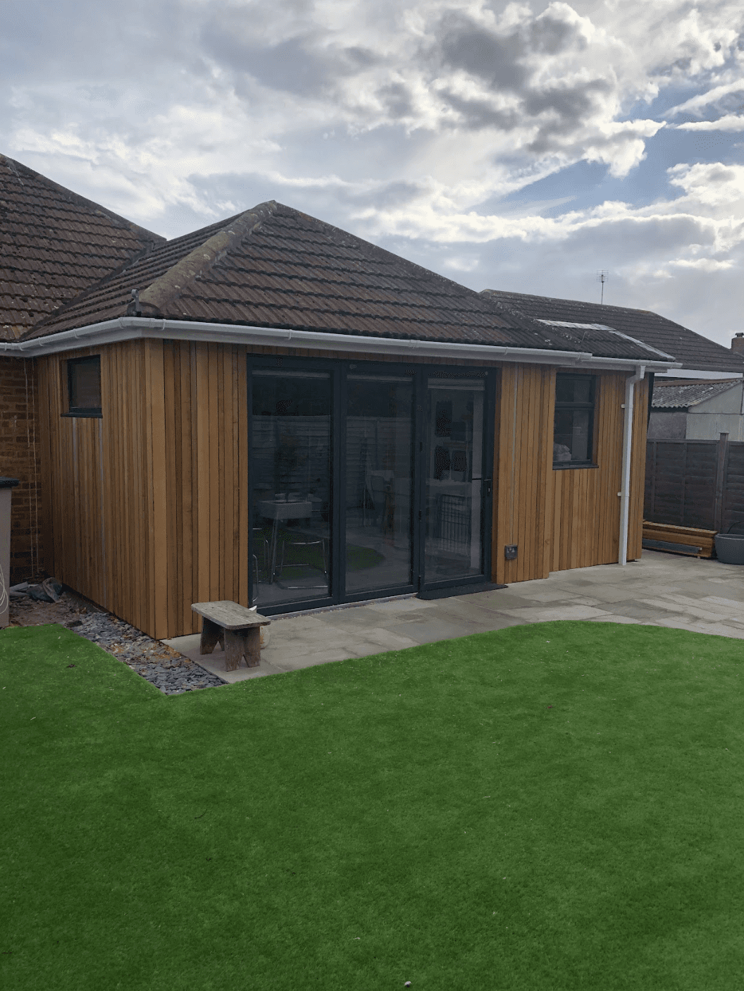 A custome built house extension