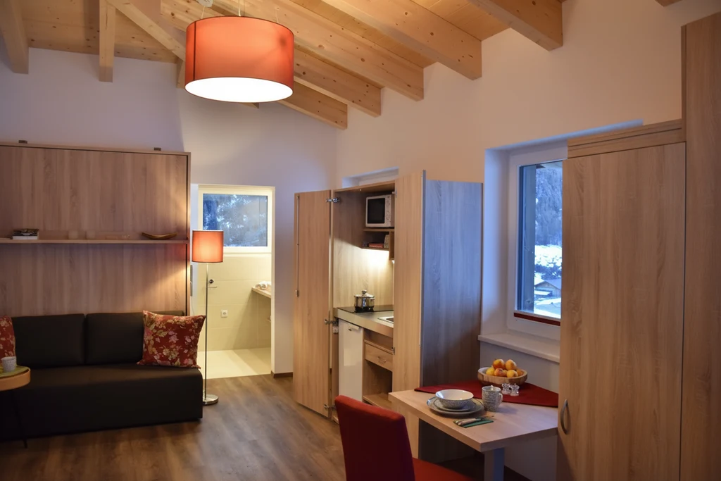 Ein Bild von der Wohnung welche für Mitarbeiter bereitgestellt wird.
