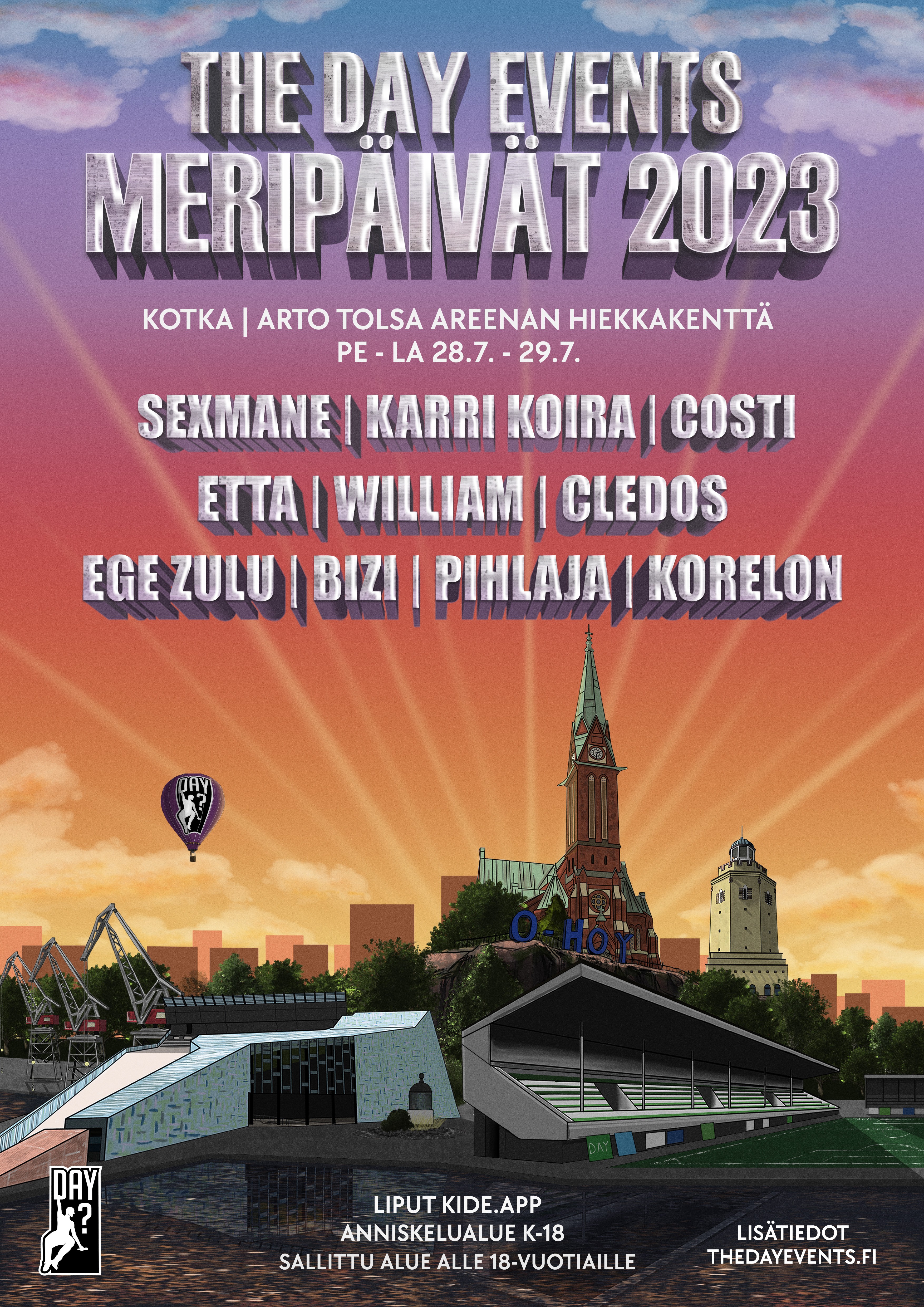 Dayevents Meripäivät campaign artwork