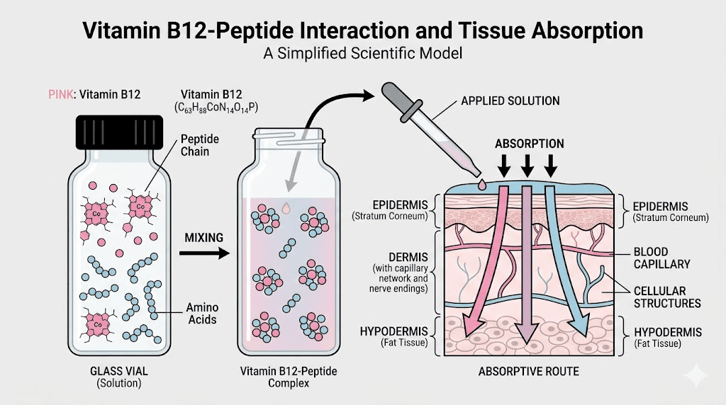 how cyanocobalamin and tirzepatide interact in compounded formulation diagram