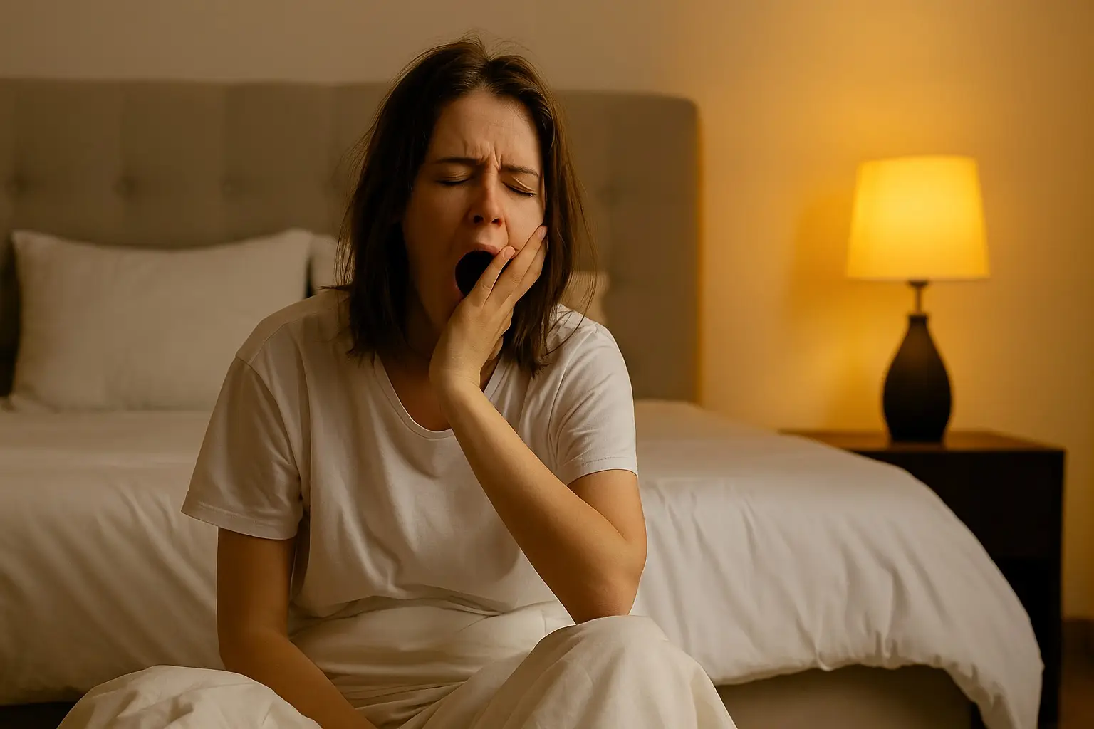 person yawning - Does Mounjaro Make You Sleepy