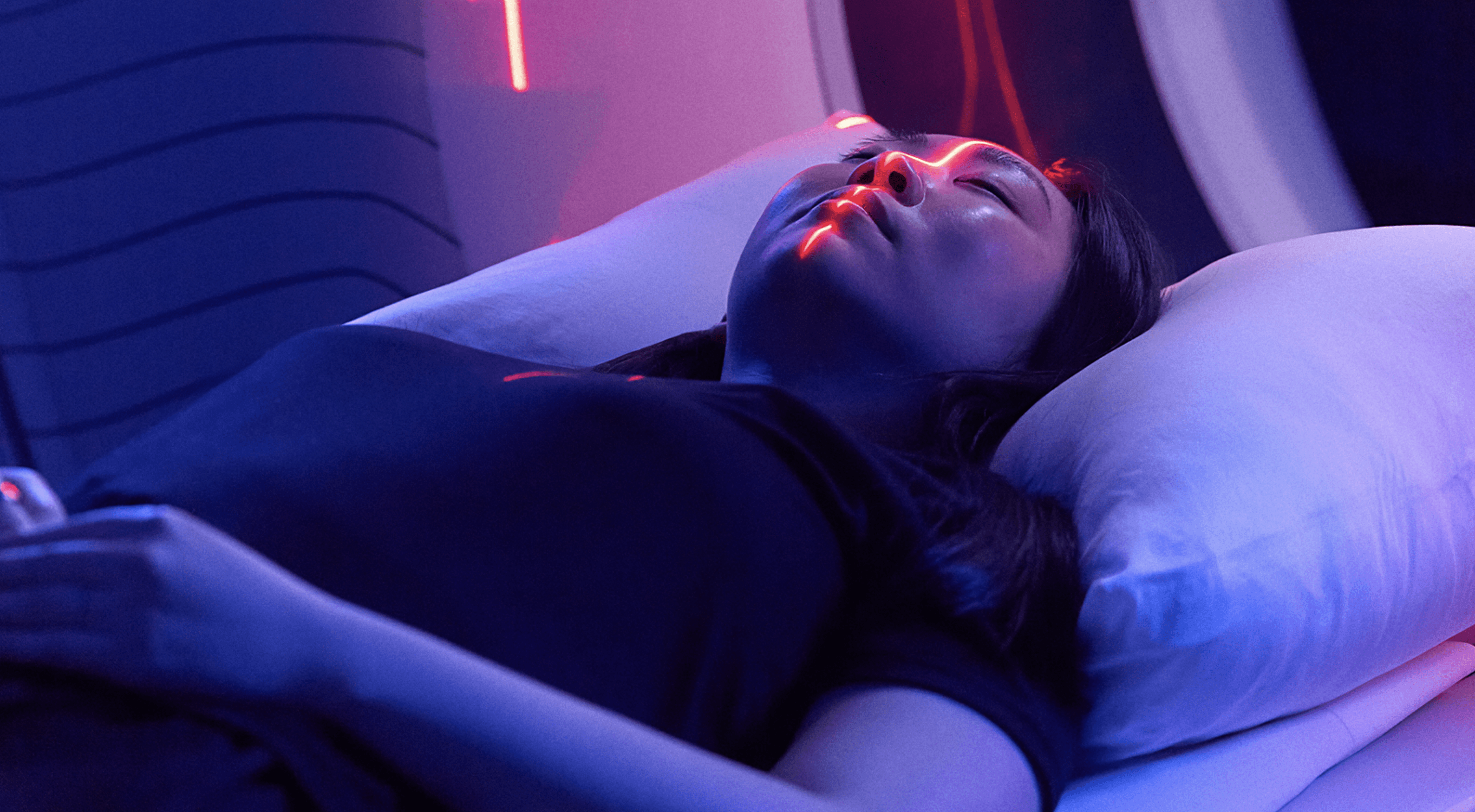 Member undergoing advanced assessments during a full body health screening as part of a comprehensive longevity program.