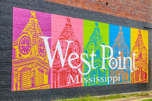west point downtown wall
