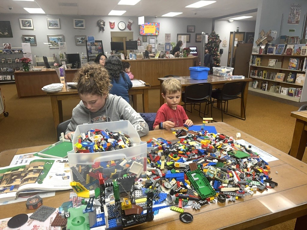Lego club afternoon at the Crescent City library