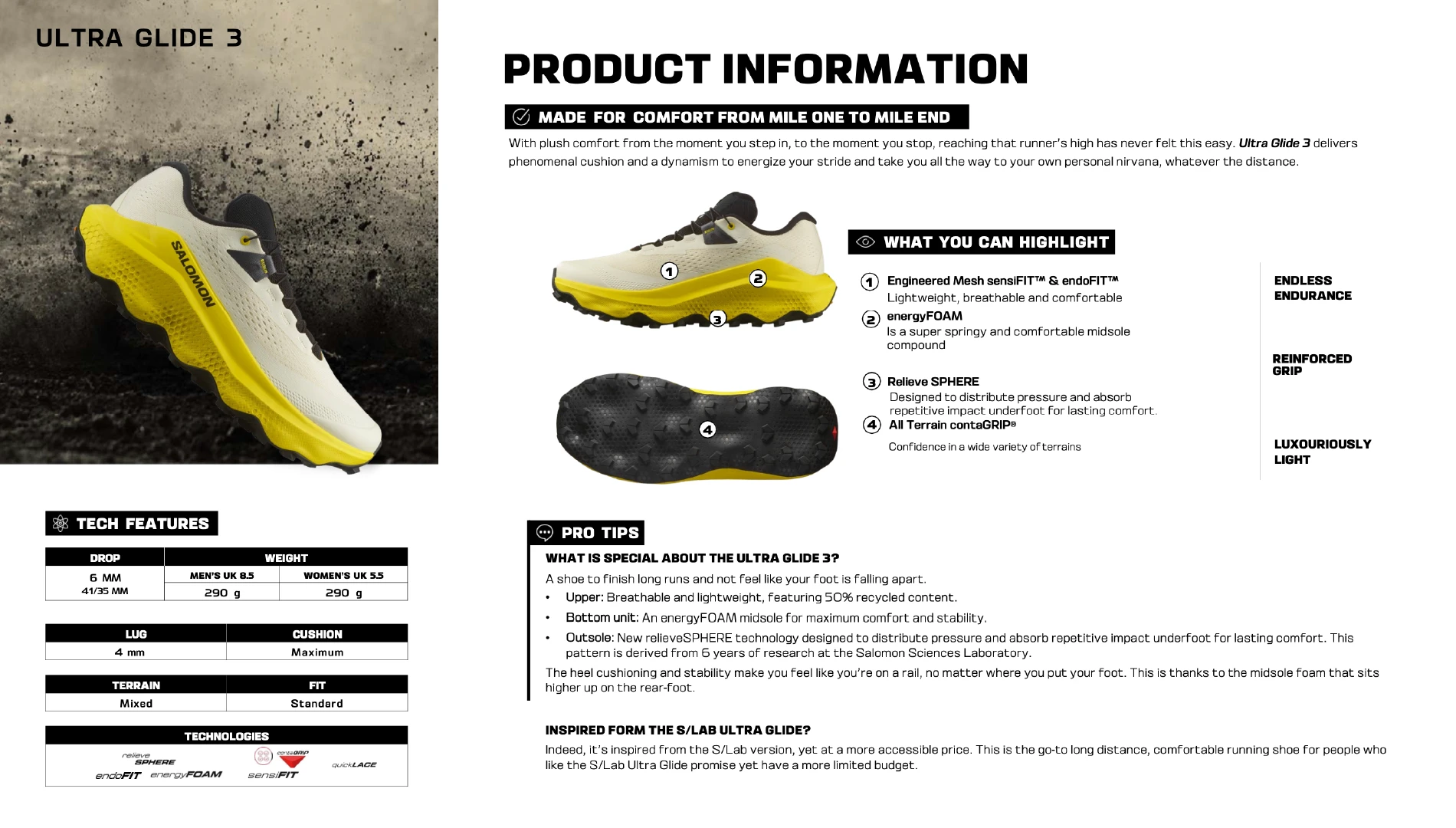 Product Tech Sheet