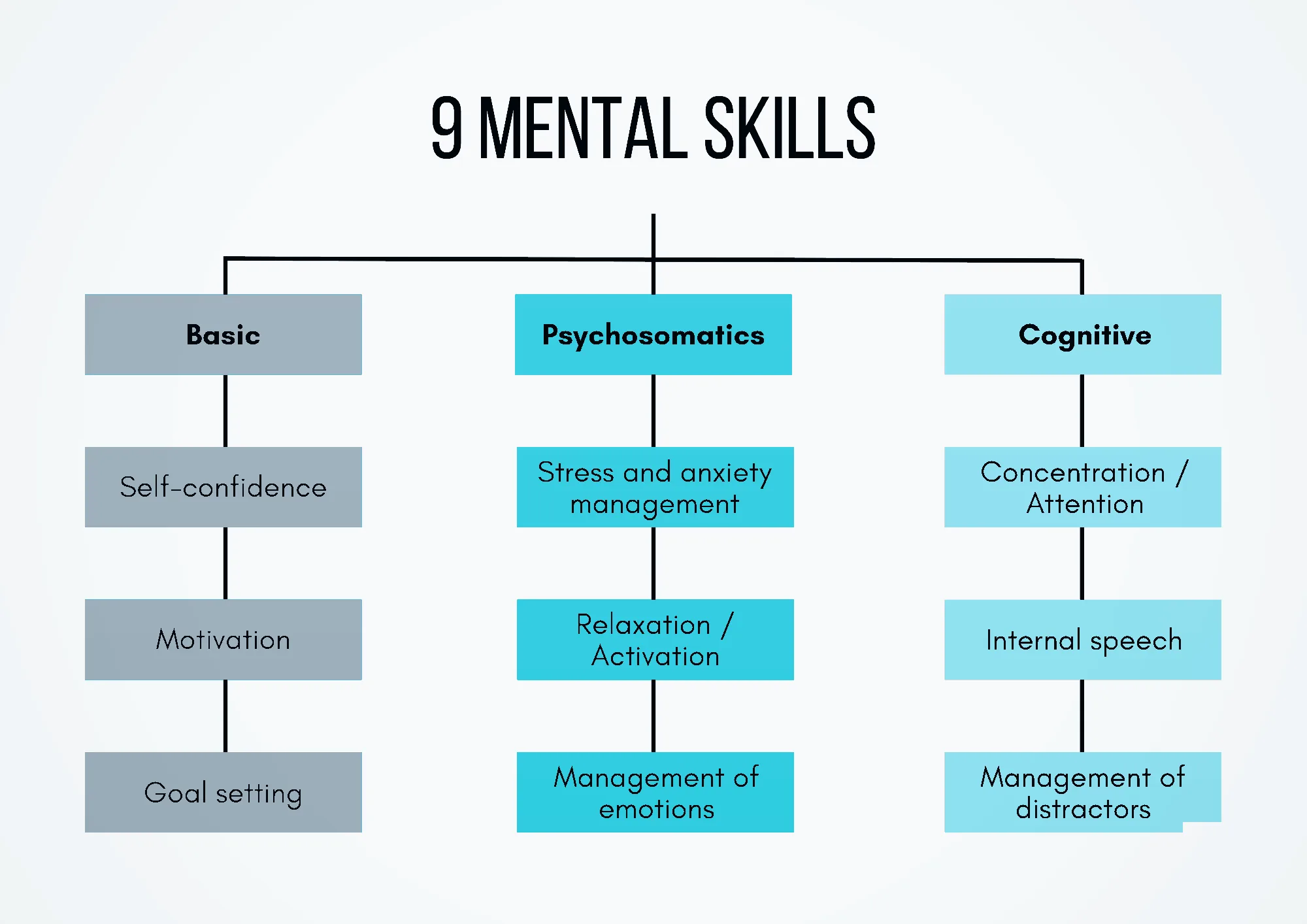 Nine Mental Skills classroom poster