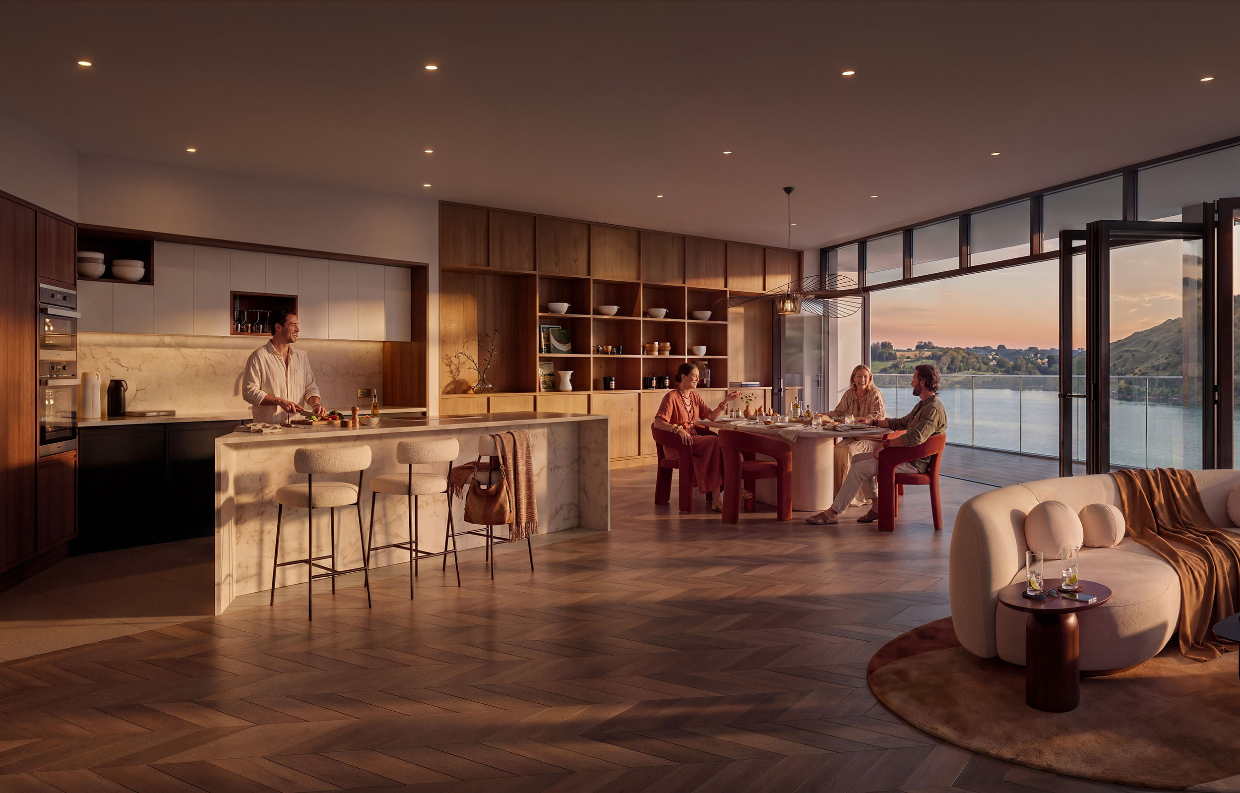 Architectural CGI: Interior visualisation photorealistic render.