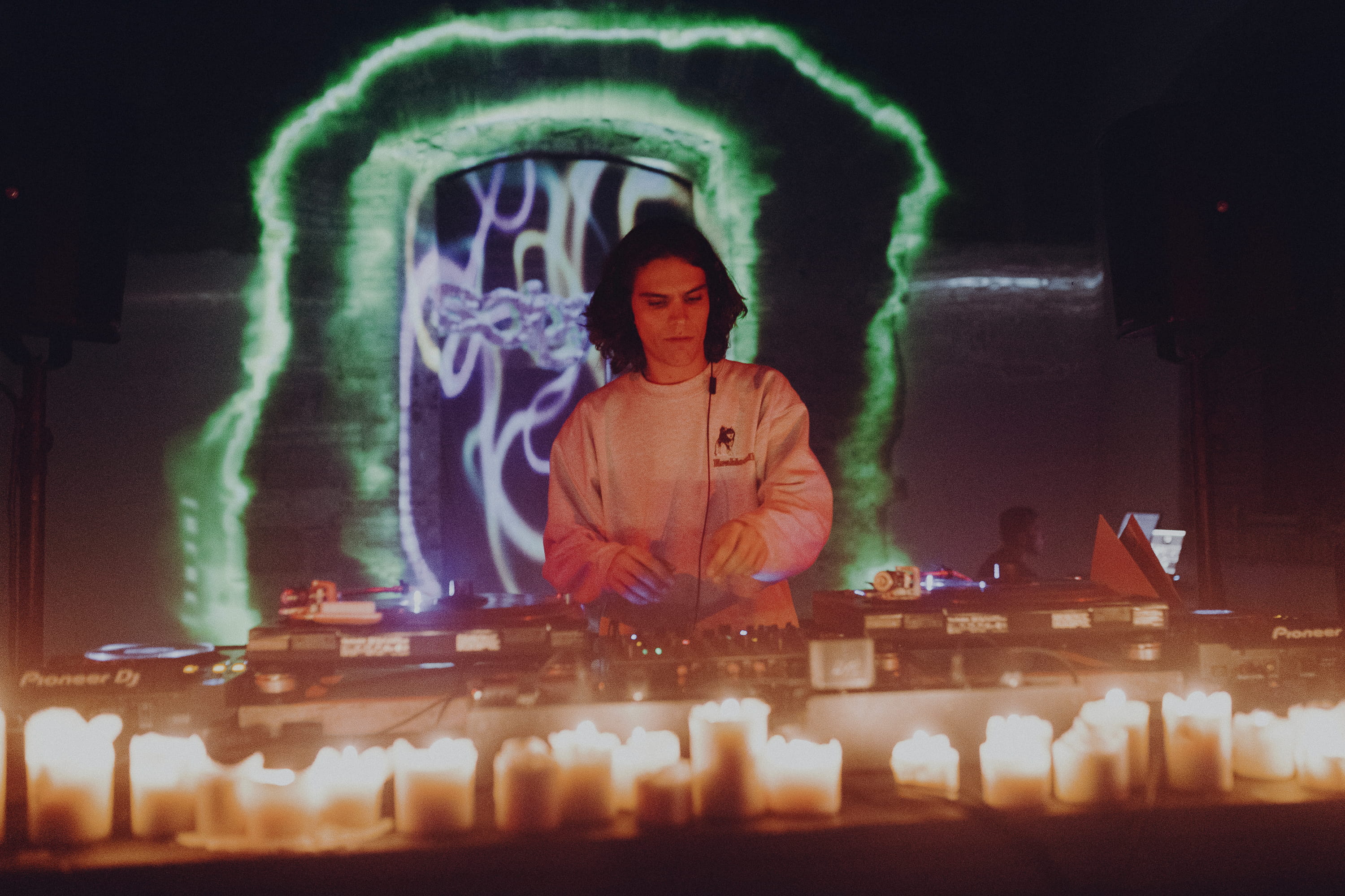 Botanical Forest Pattern with Blooming Trees