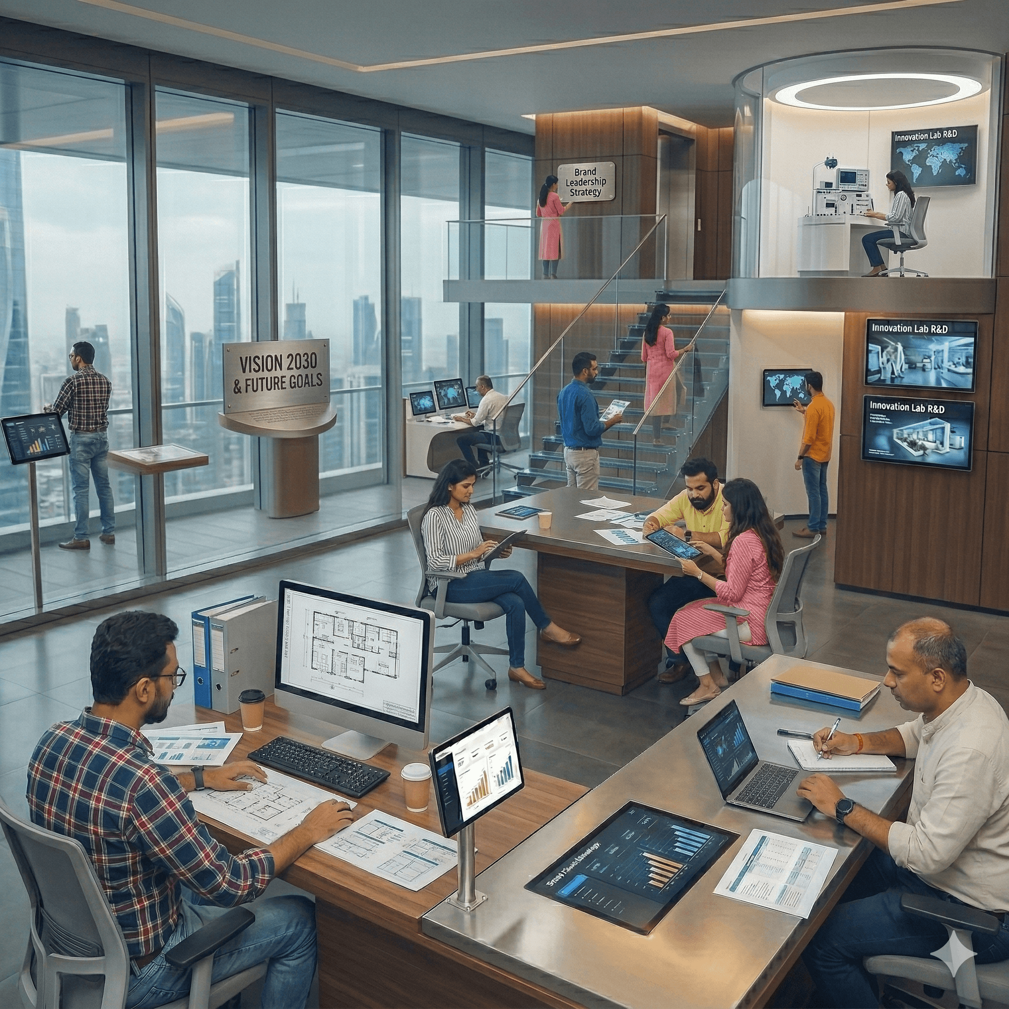 Aerial view of a winding road surrounded by dense green and yellow trees, showcasing nature’s vibrant colors.