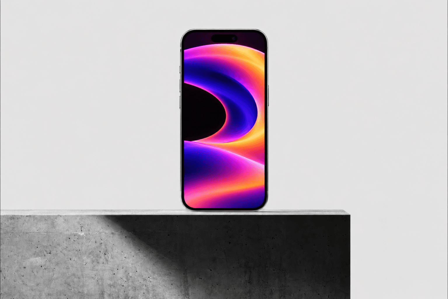 cove wallpaper on the iphone mockup