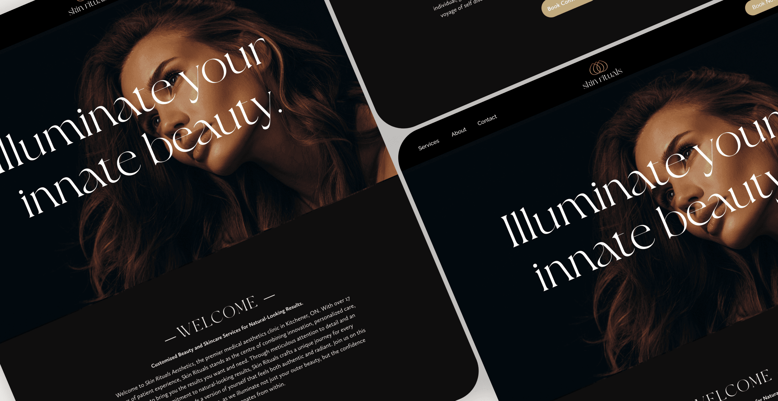 Skin Rituals Landing Page