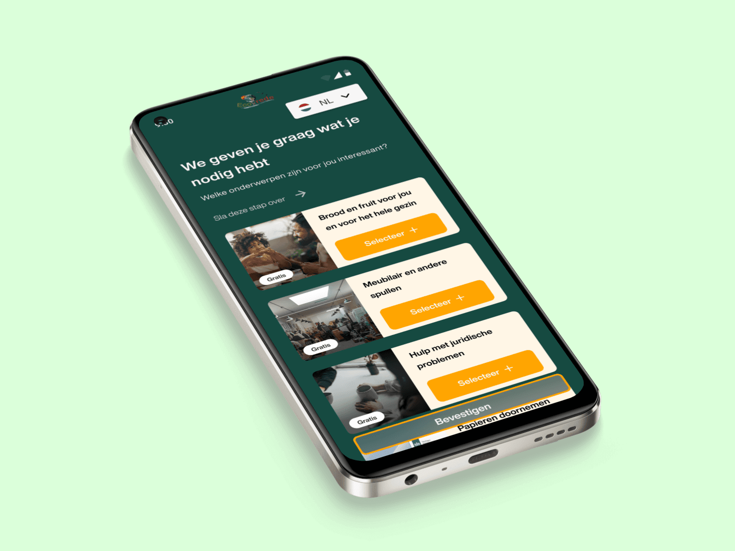 Over Broederschap pagina screenshot