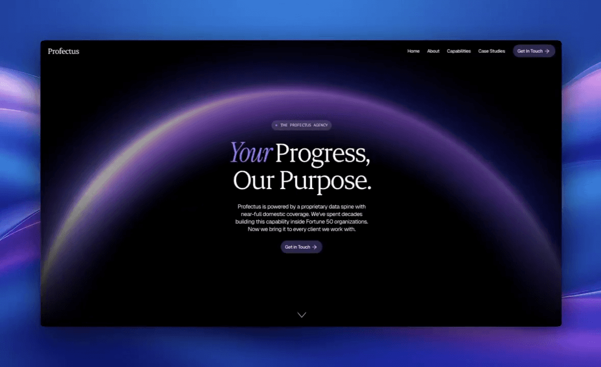 Profectus Agency case study video 1 poster