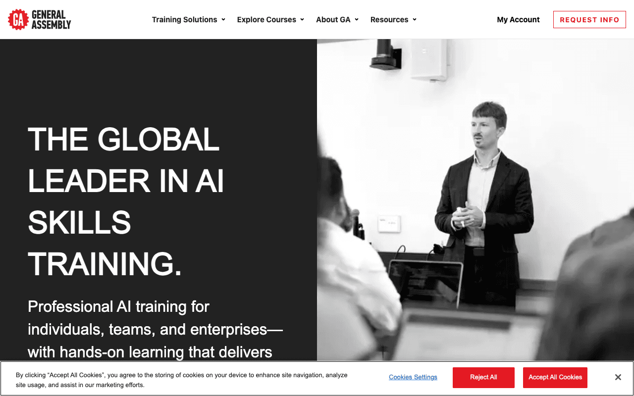 General Assembly екранна снимка