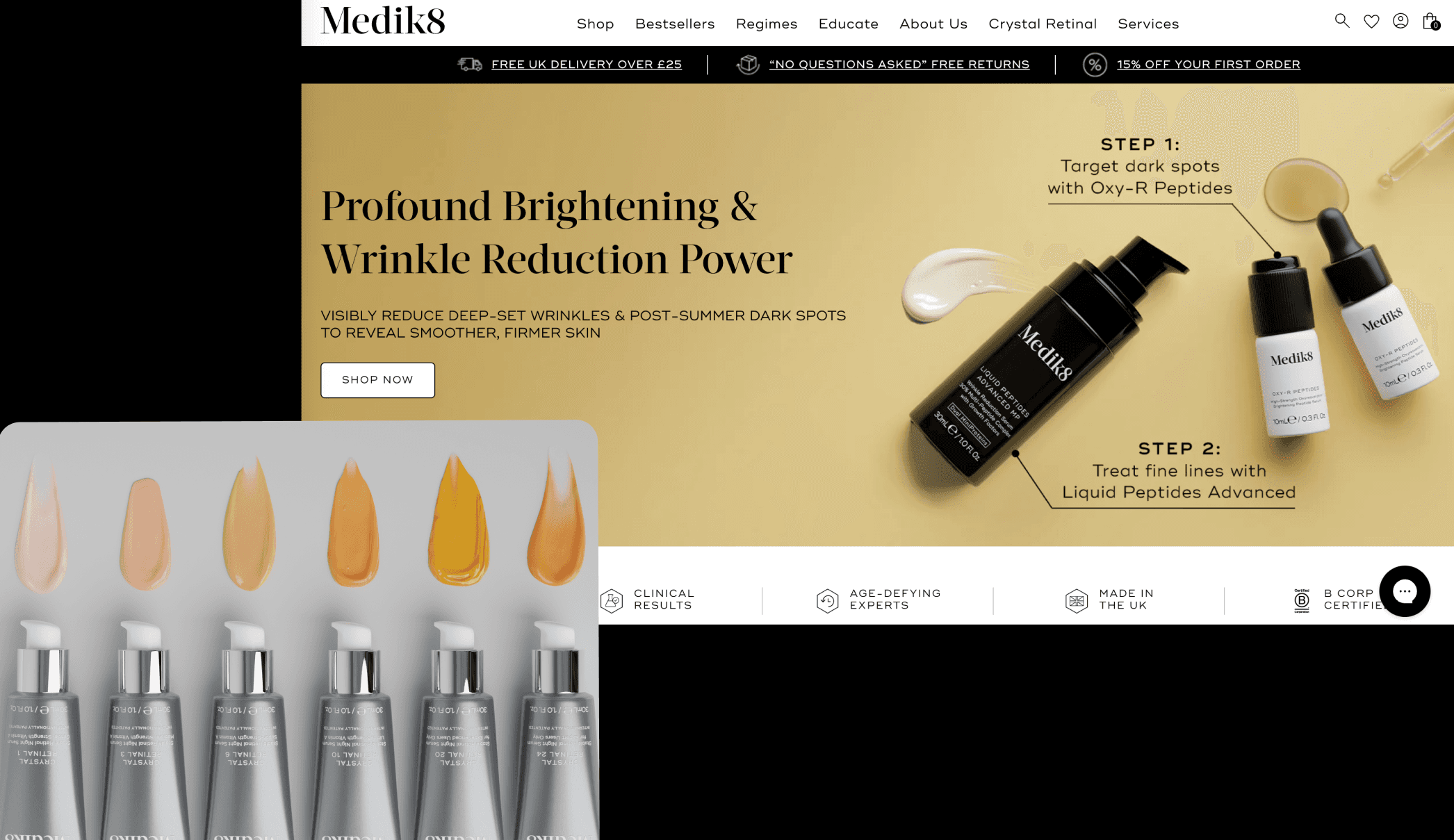 Medik8 eCommerce