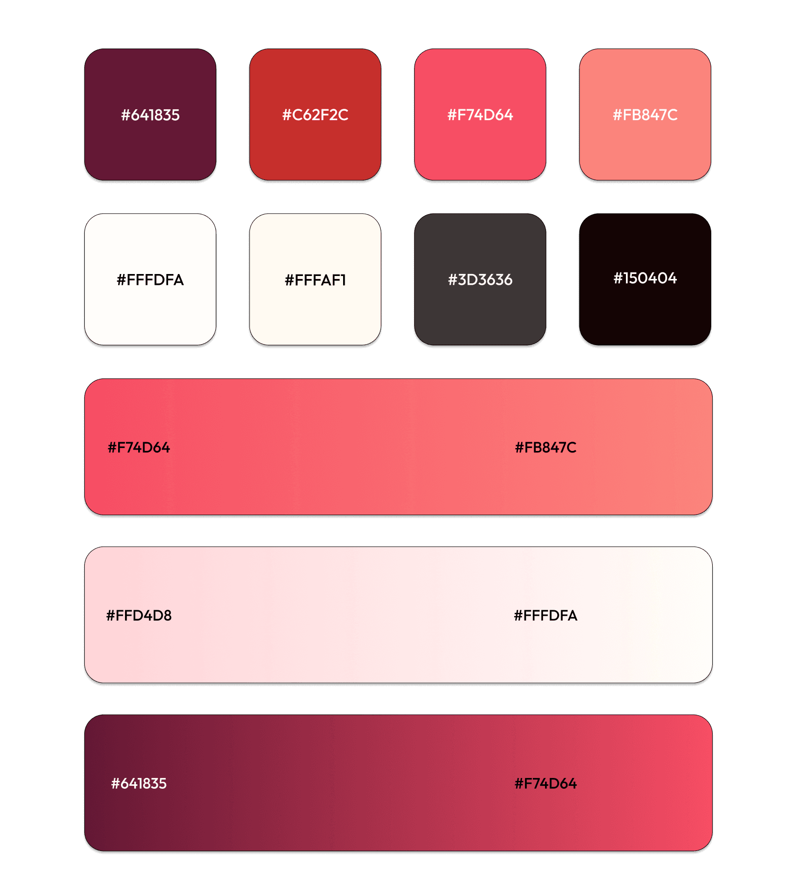 palette de couleurs