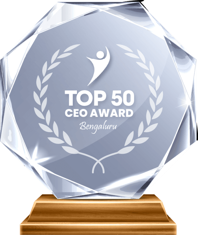 Puneet Jain  awarded with Top 50 CEO in Bengaluru