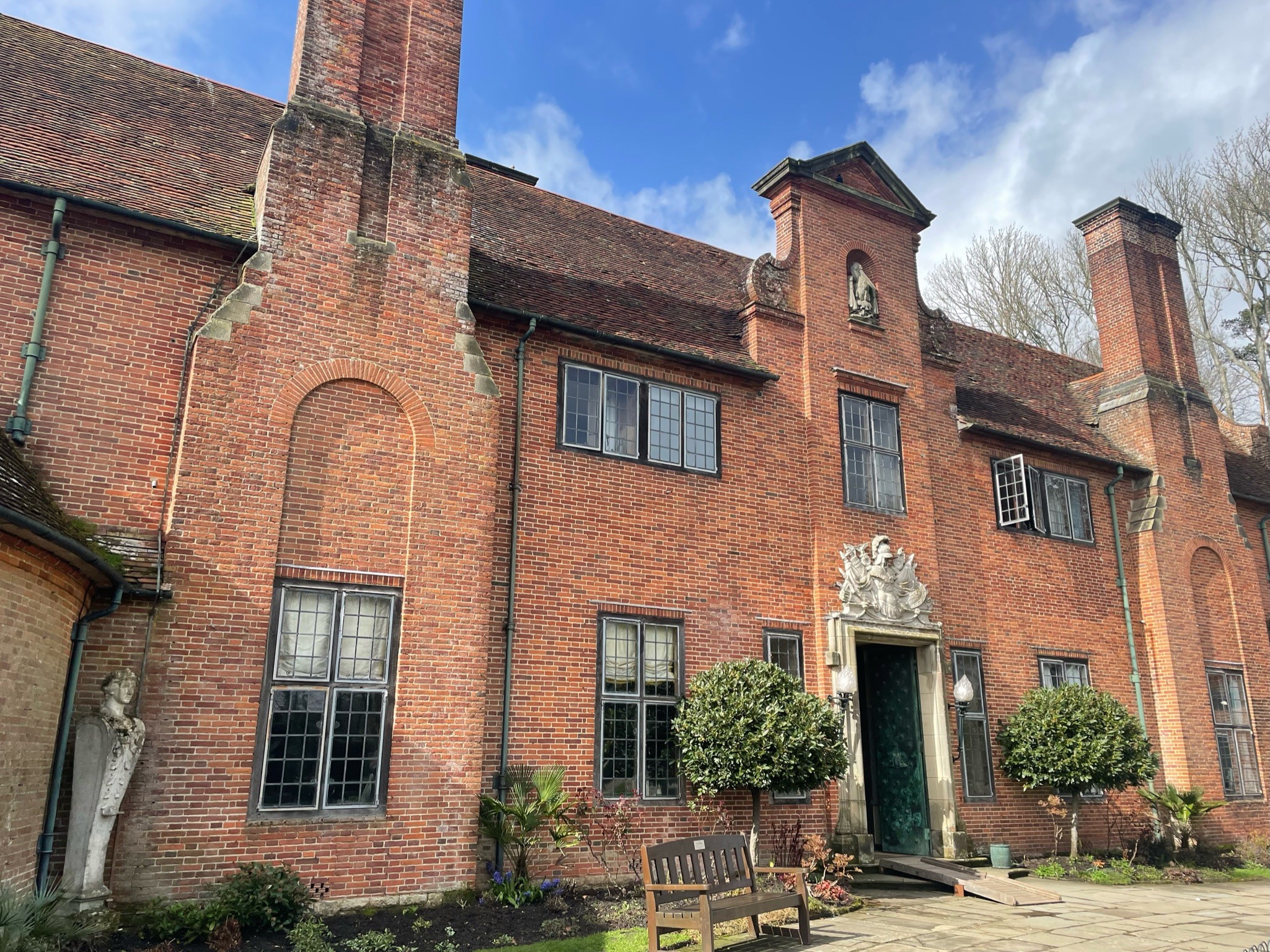 Snow-covered chalet venue for IQUW corporate ski event