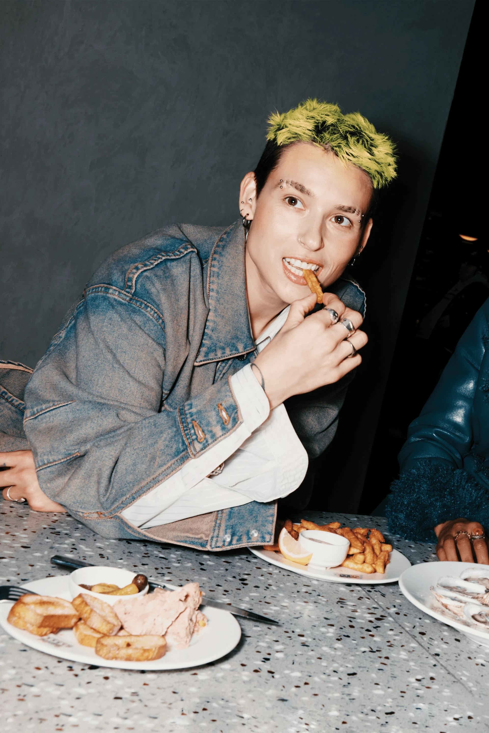 Batch.Works product catalogue book on a work top with a graphic printed image on the front