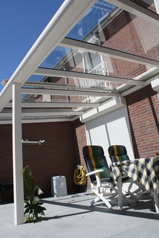Terrassenüberdachung aus Glas aus Bonn Landsberg