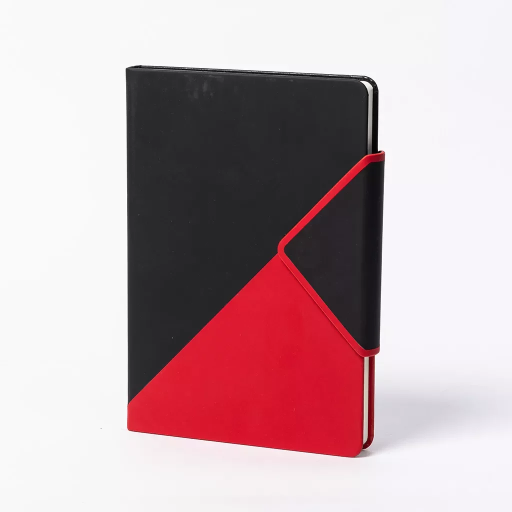 A5 hardcover journal with magnetic flap custom branded