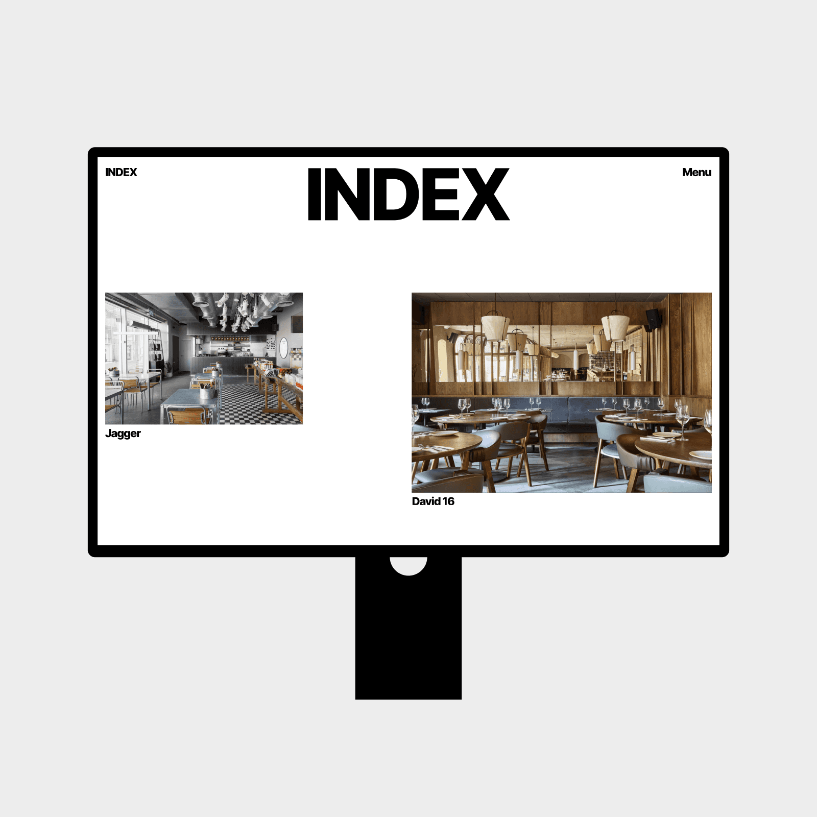 Animoss Logo on black background