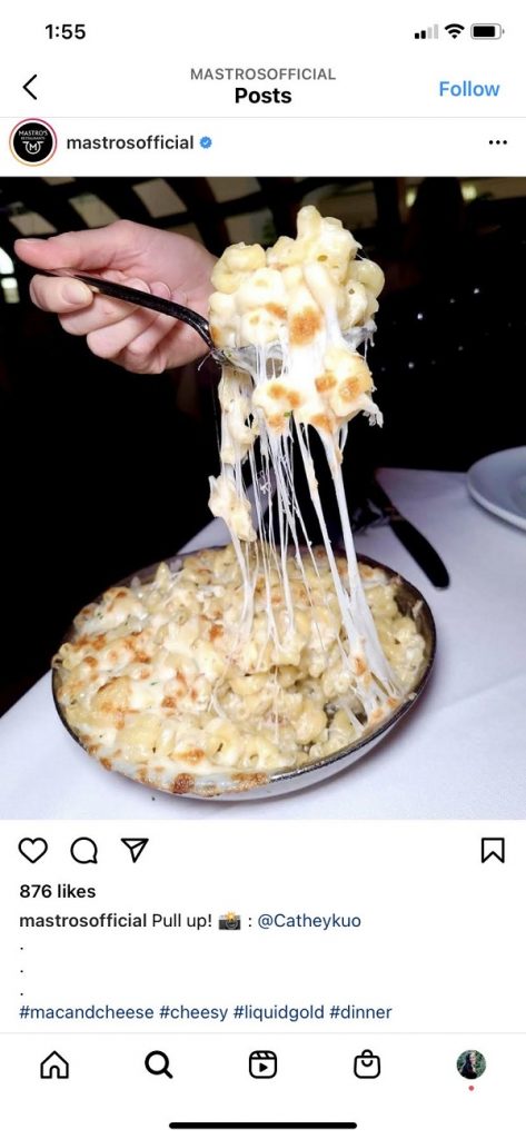 restaurant using ugc