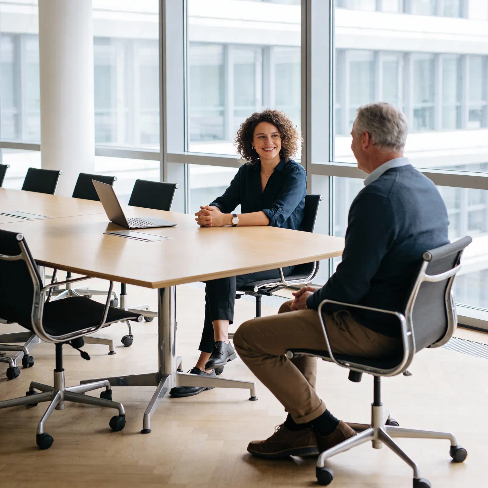 b2b accountmanager die richting bepaald samen met een IT klant