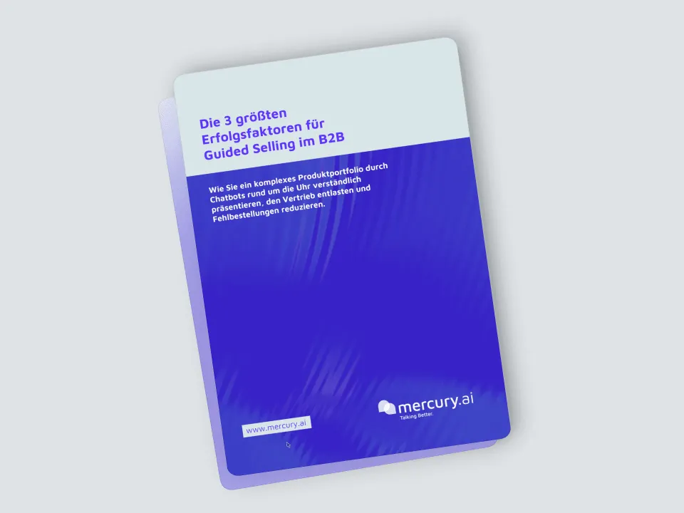 Studie-Cover: Mercury.ai Whitepaper zu Conversational AI im B2B-Einsatz