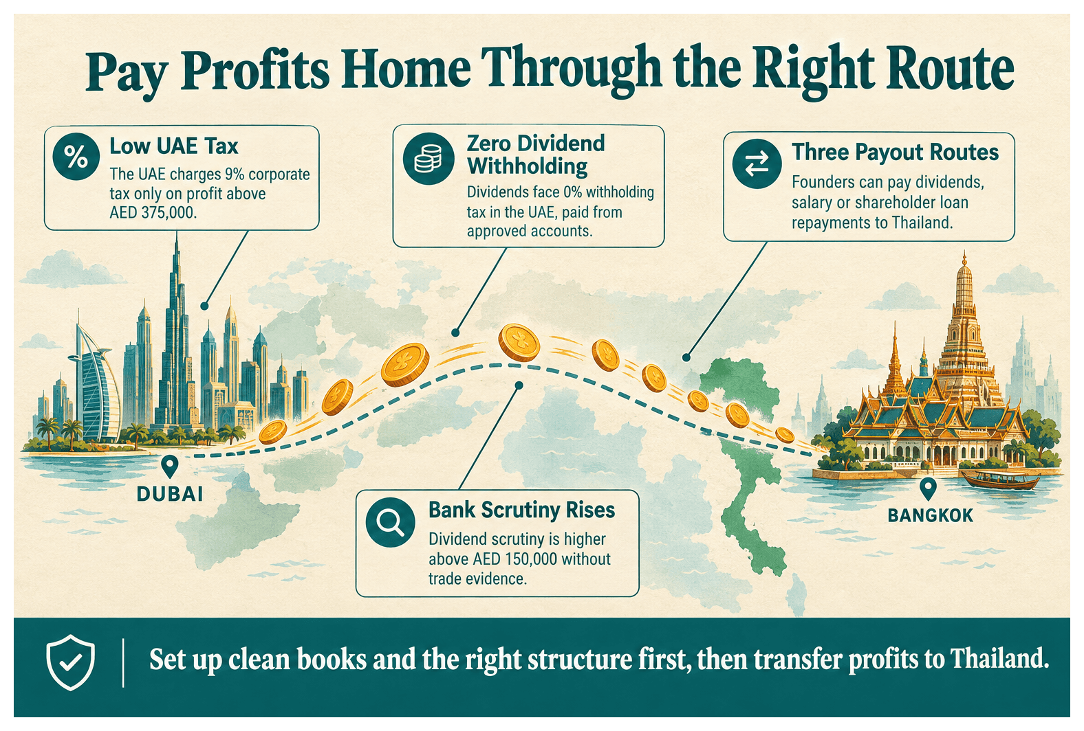 Infographic: How Thai Entrepreneurs Can Repatriate Profits From Dubai