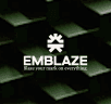 Emblaze logo projekt predstavljen u Vizura Studio® portfoliju.
