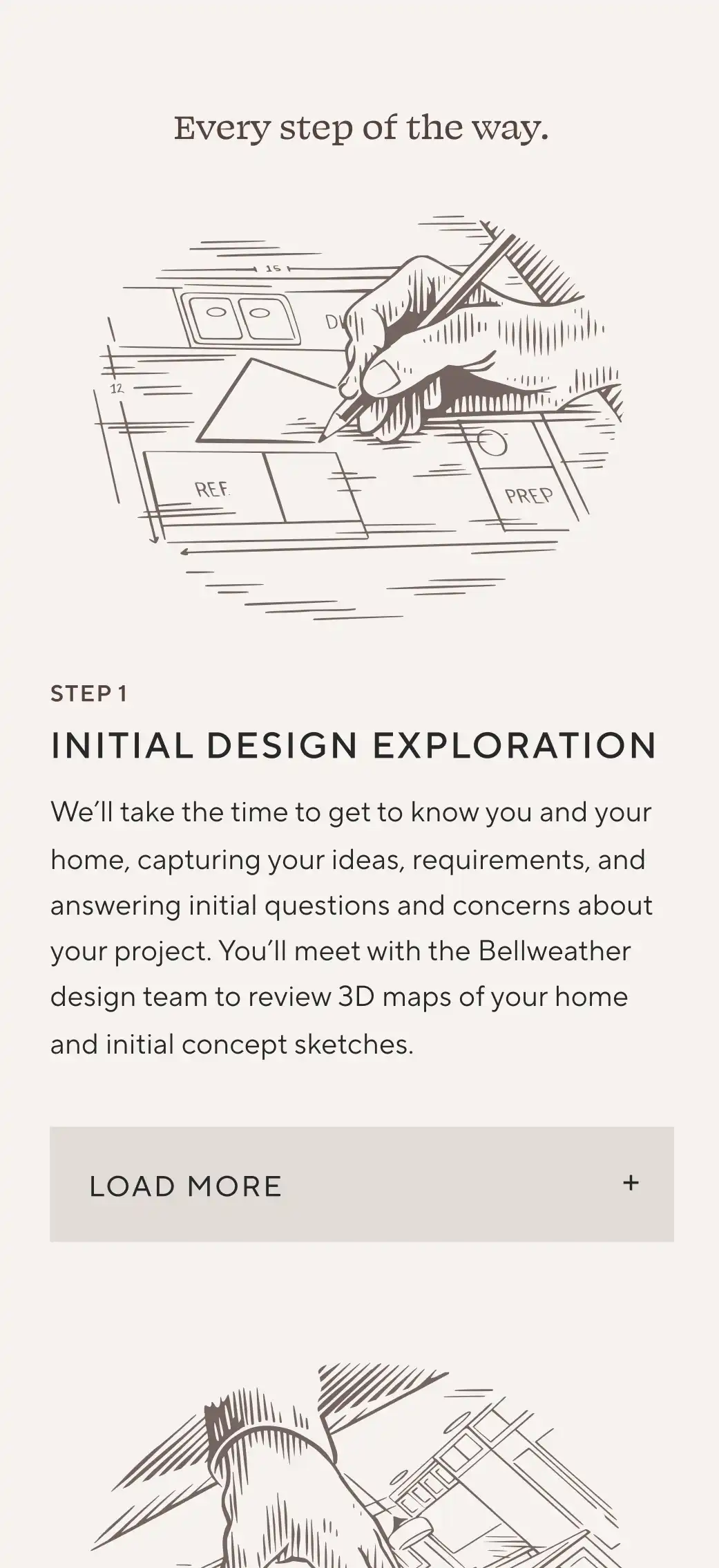 Bellweather mobile website 2