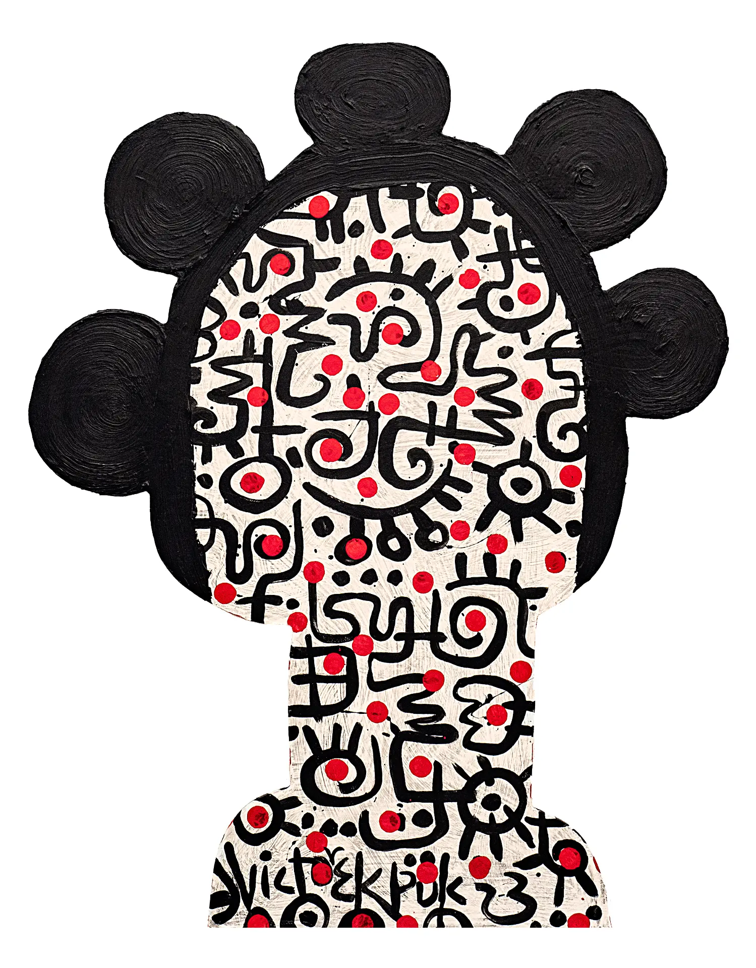 Ibibio Girl, 2023 Acrylic on wood 95 cm x 120 cm