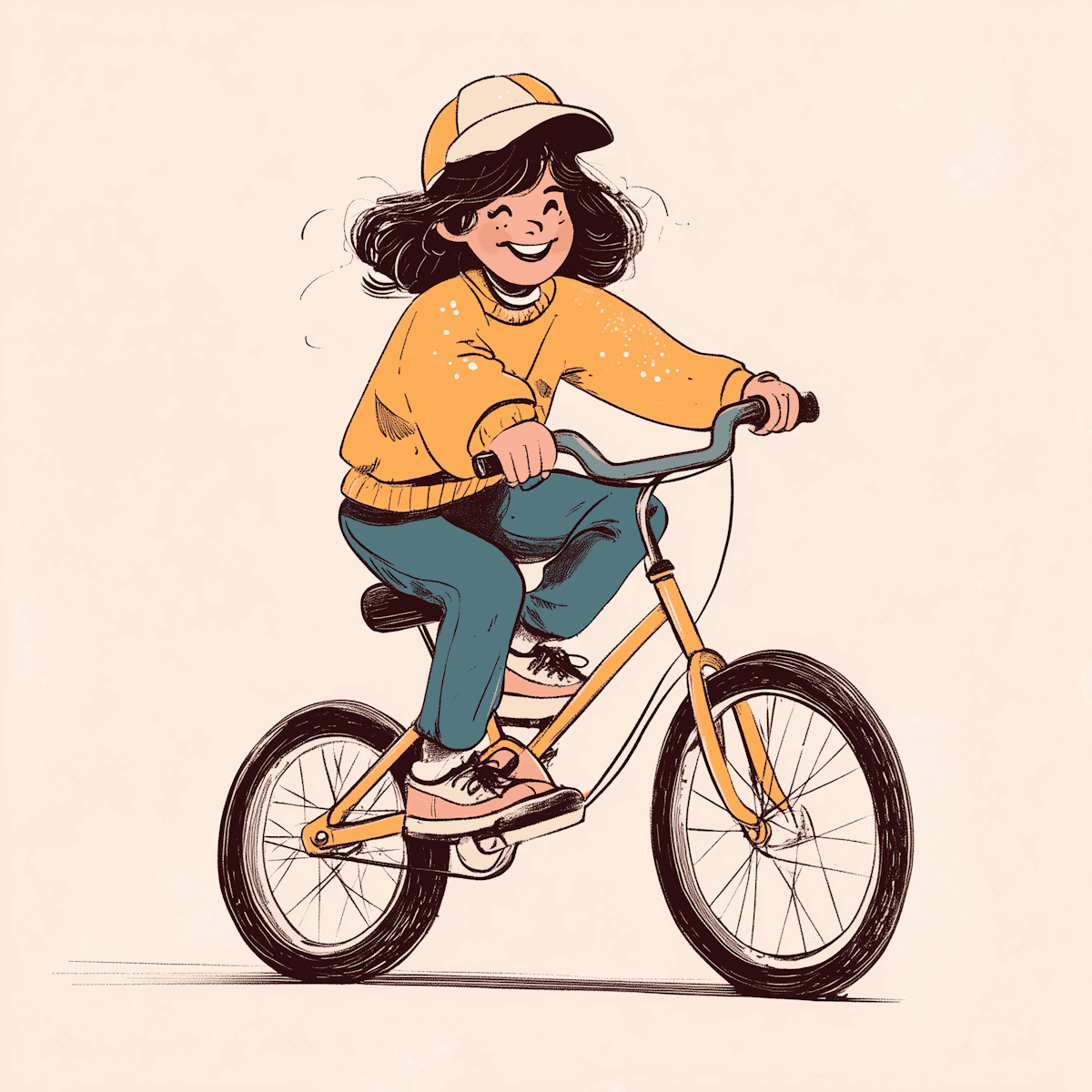Teen Support image one teen riding on bycycle