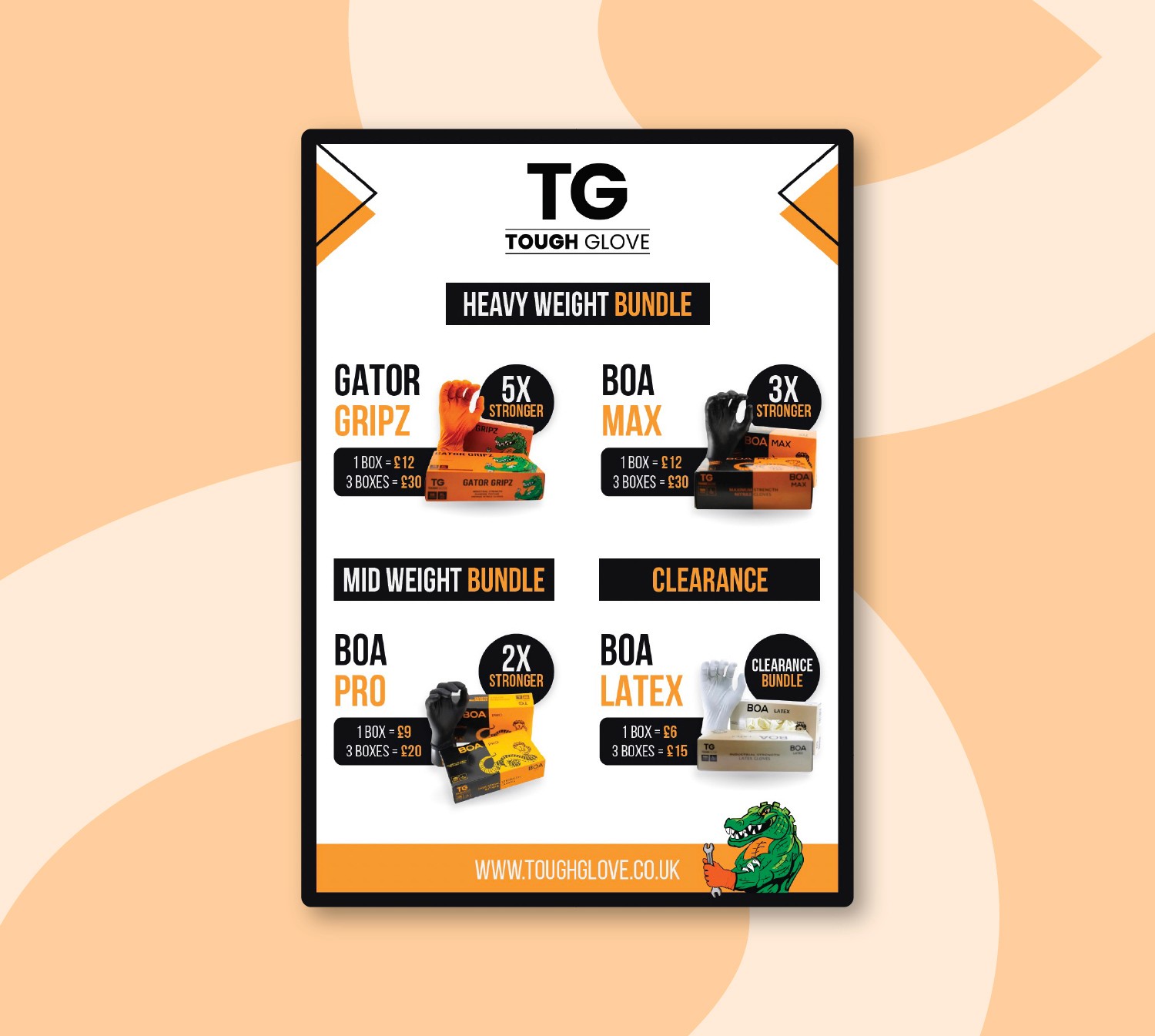 Price List ToughGlove