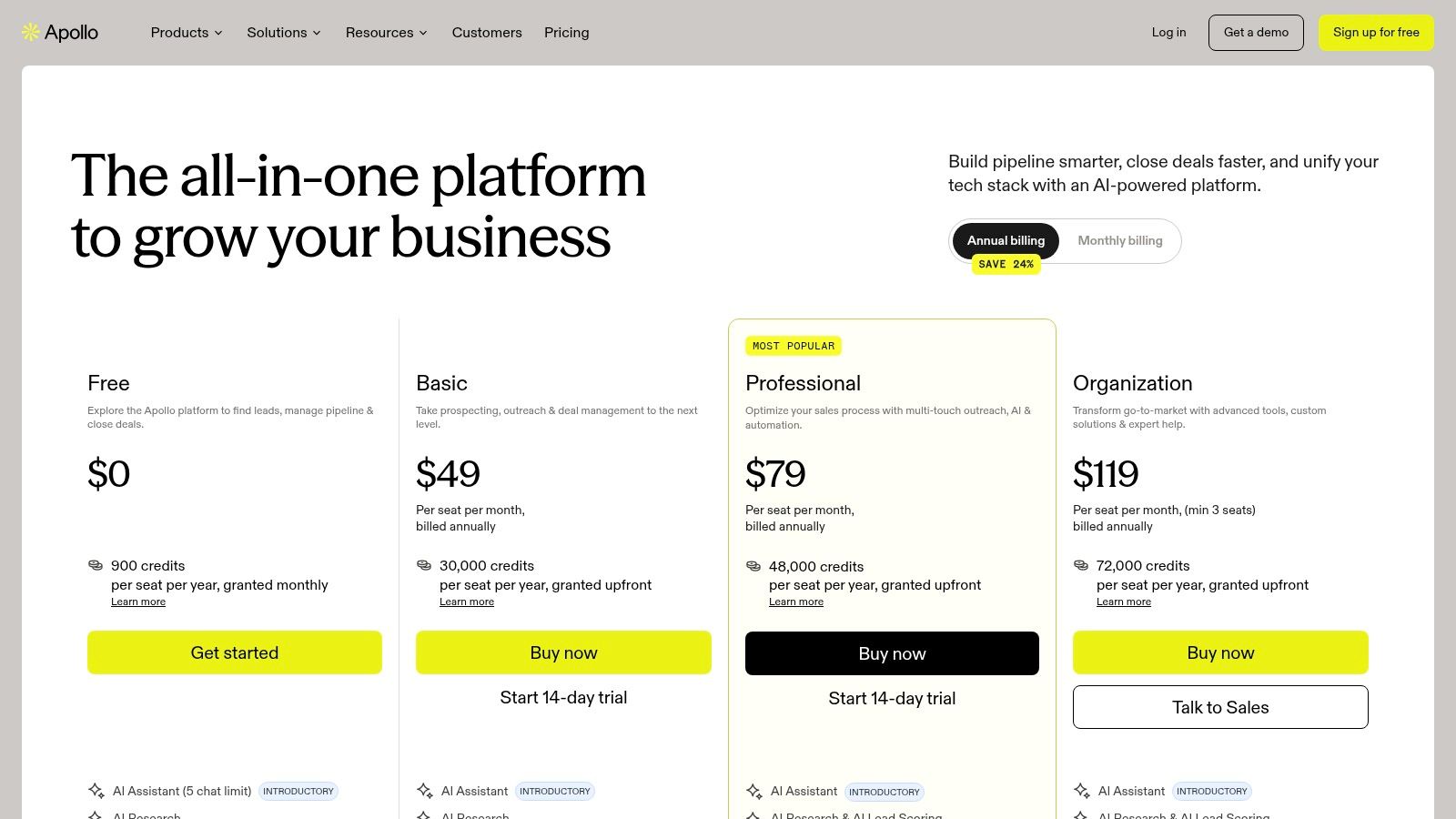 Apollo.io (Prospect & Enrich)
