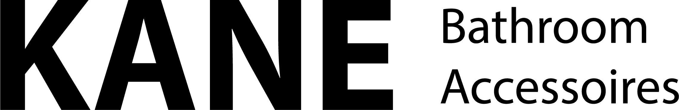 Kane Bathroom Accessories Logo in black on a transparent Background