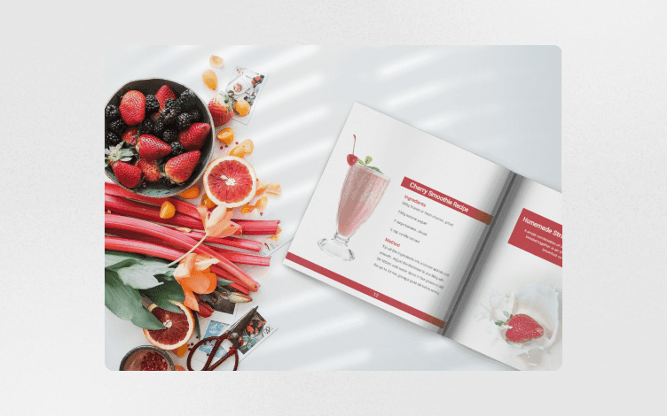 A Colorful and Vibrant Ebook Summer mockup Template