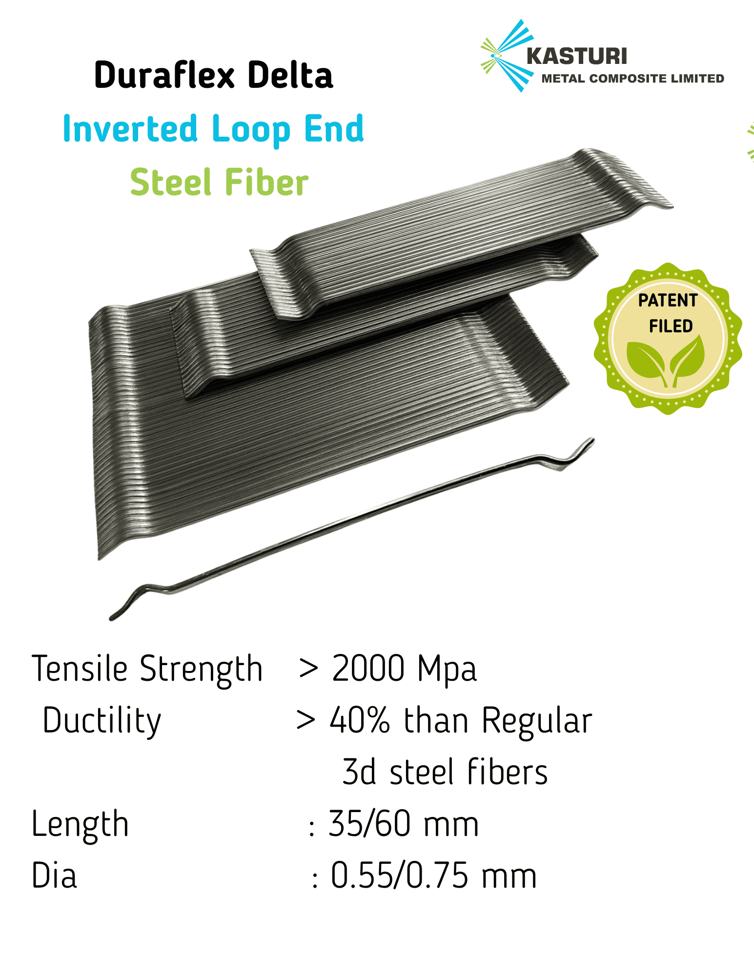 Applications Of Duraflex™ – Delta Loop End Steel Fiber