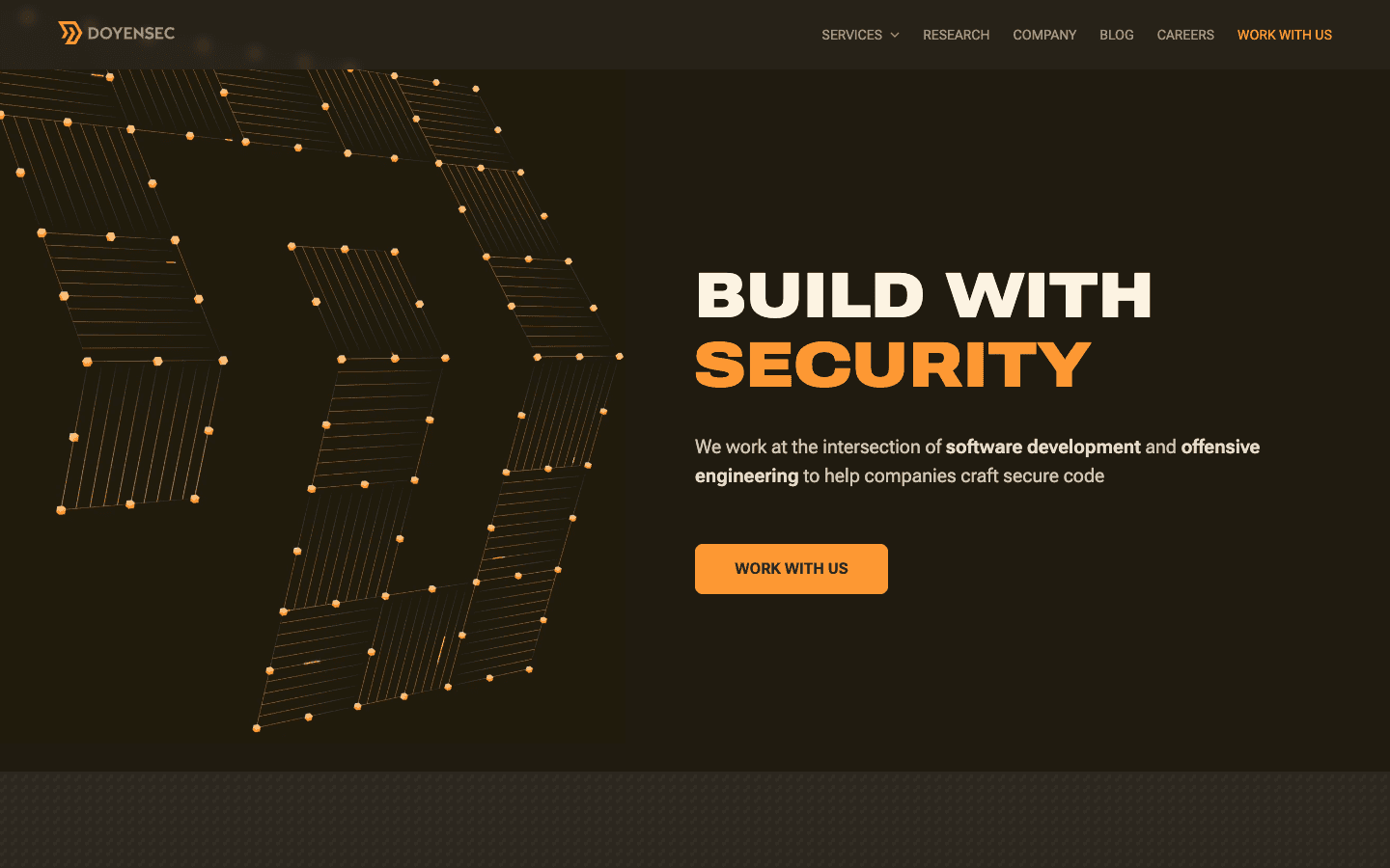 Doyensec application security consultancy homepage