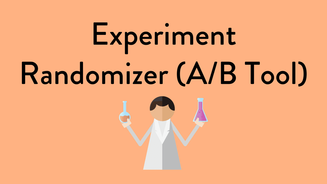 A/B test randomiser · free tool from Dataro